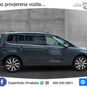 VW Touran 2.0 TDI DSG Highline 150 KS, LED+ACC+PANO+GR SJED+KAM+PARK