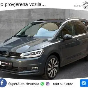 VW Touran 2.0 TDI DSG Highline 150 KS, LED+ACC+PANO+GR SJED+KAM+PARK