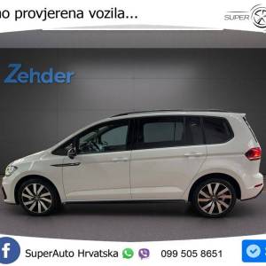 VW Touran 2.0 TDI DSG Highline 150 KS, LED+ACC+VIRT+4xGR SJED+KAM+PARK