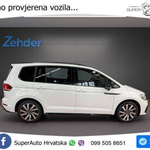 VW Touran 2.0 TDI DSG Highline 150 KS, LED+ACC+VIRT+4xGR SJED+KAM+PARK