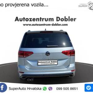 VW Touran 2.0 TDI DSG R-Line 150 KS, 7-SJED+LED+ACC+GR SJED+VIRT+KAM
