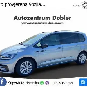 VW Touran 2.0 TDI DSG R-Line 150 KS, 7-SJED+LED+ACC+GR SJED+VIRT+KAM