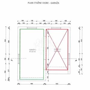 Zadar, Crvene kuće – roh bau stan 117 m² i garaža