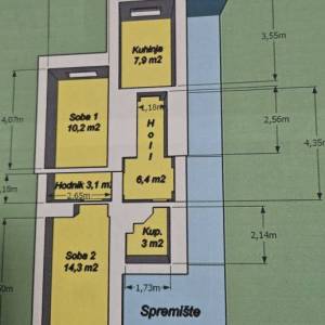 Zagreb: 2-sobni stan 45m2 na atraktivnoj lokaciji, Donji grad