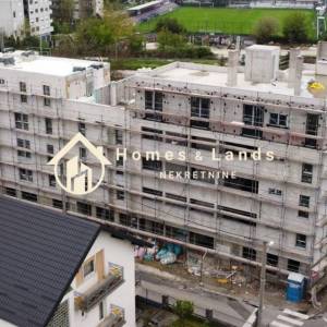 Zagreb,Črnomerec,novi 4-soban stan 71,85m2(101B) s balkonom na 1.katu