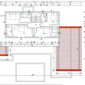 Zemljište s pravomoćnom građevinskom dozvolom za kuću s bazenom!