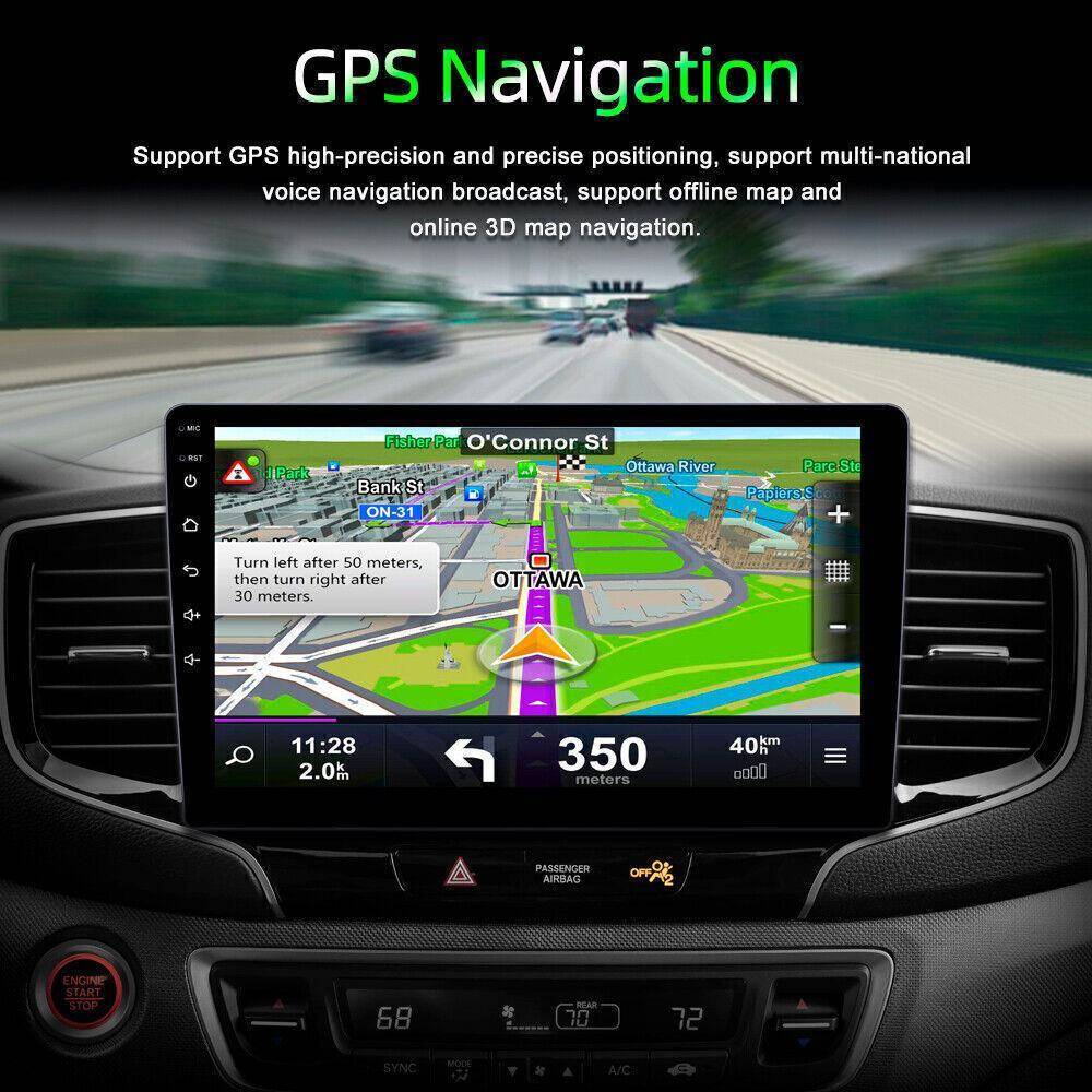 1 Din Andrioid 12 GPS WiFi Auto radio