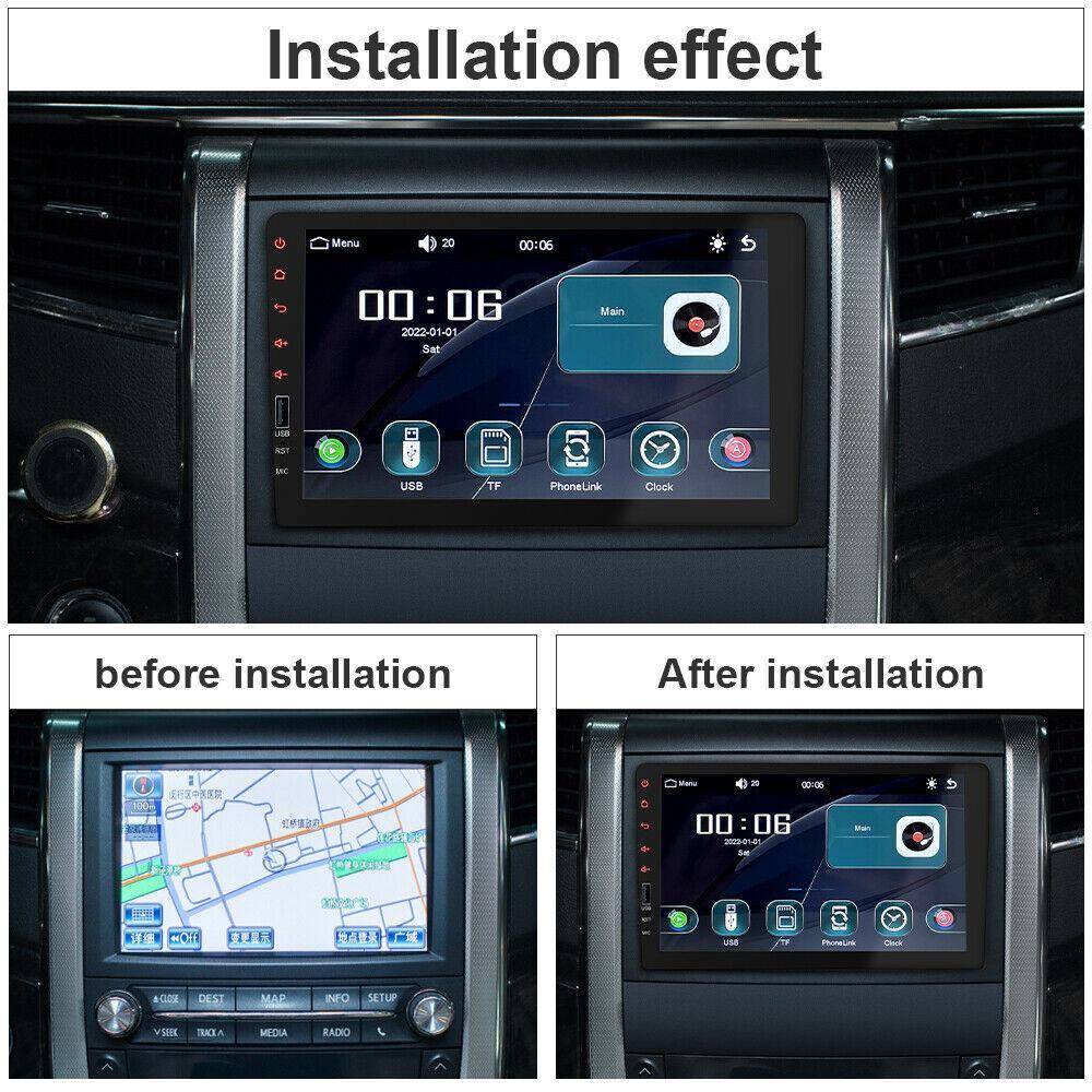 1 Din FM USB AUX Bluetooth Auto radio