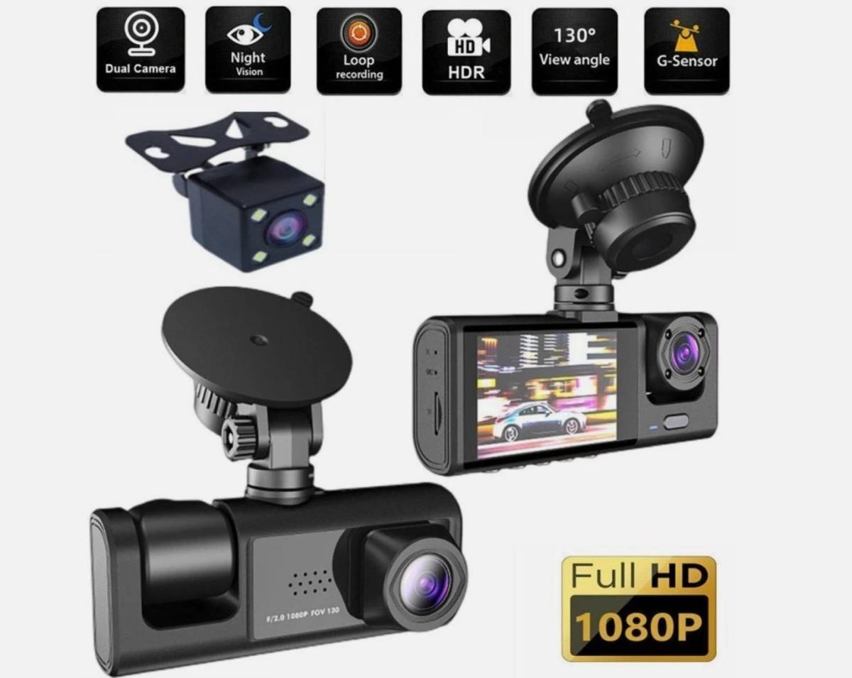 1080P FHD Auto 3x Kamera G Senzor