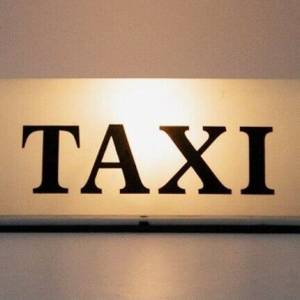 12v LED TAXI Znak 35Cm