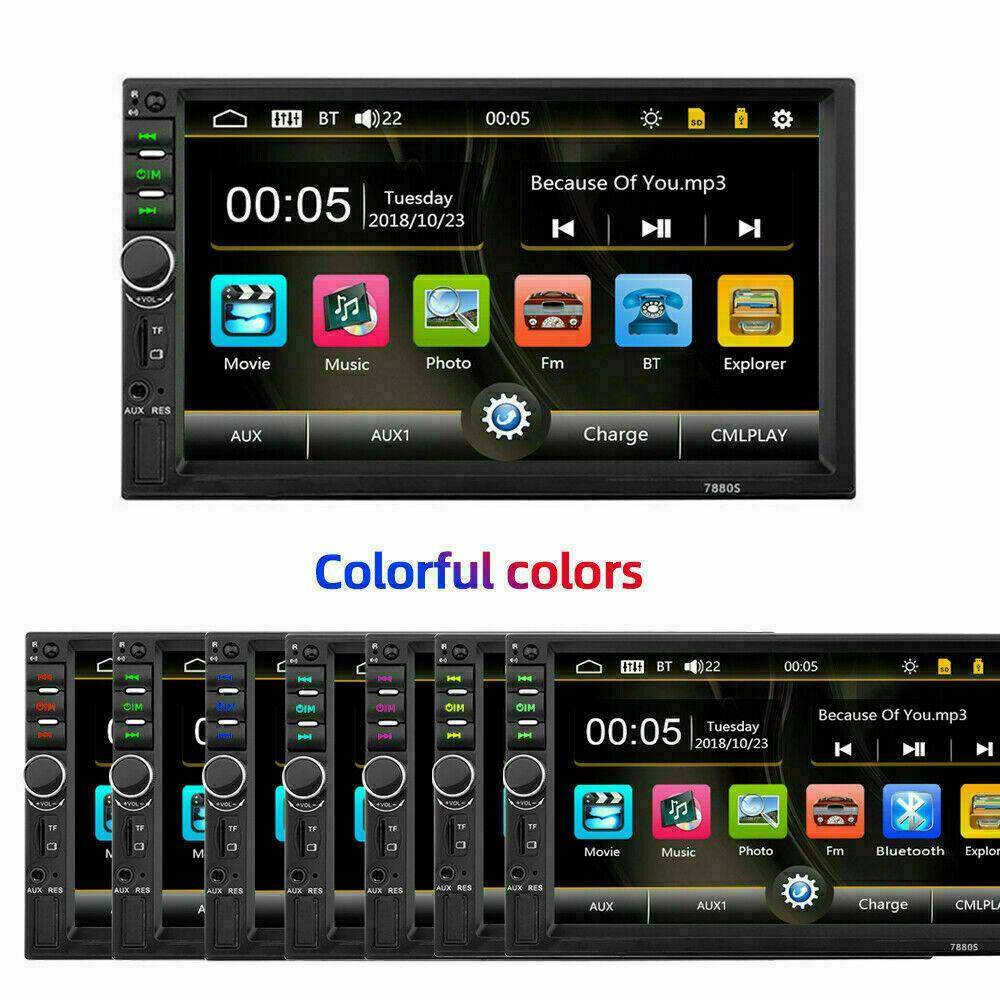 2Din Touch Screen Mirror link USB FM MP5 Bluetooth Auto radio