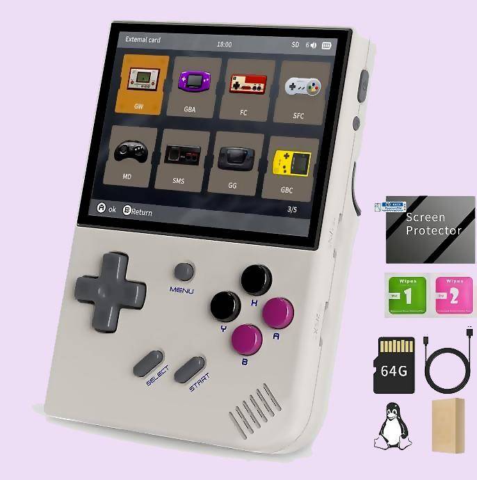 ANBERNIC RG35XX Plus Game Console 64+128GB - NOVO