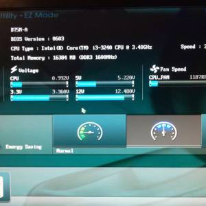 ASUS B75M-A Intel i3-3240 16gb 120gb Windows11