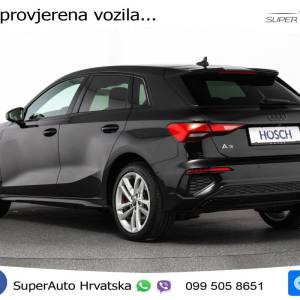 Audi A3 SB 45 TFSIe S tronic S line 245 KS, ACC+KAM+GR SJED+PANO+VIRT+MASAŽA