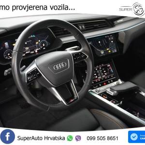 Audi e-tron 55 quattro Aut. S line 408 KS, ZRAČNI+LED+KAM+GR SJED+PANO+VIRT