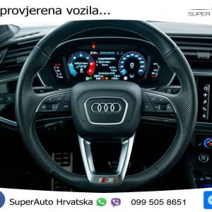 Audi Q3 35 TDI quattro S tronic 2x S line 150 KS, ACC+KAM+GR SJED+VIRT+NAVI