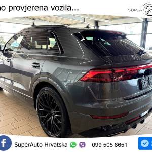 Audi Q8 50 TDI quattro Aut. S line 286 KS, PANO+ZRAČ+360+GR SJED+ACC+KEY+LANE