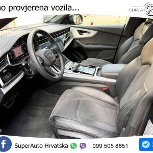 Audi Q8 50 TDI quattro Aut. S line 286 KS, PANO+ZRAČ+360+GR SJED+ACC+KEY+LANE