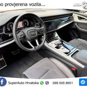 Audi Q8 50 TDI quattro Aut. S line 286 KS, PANO+ZRAČ+360+GR SJED+ACC+KEY+LANE