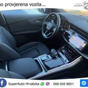Audi Q8 50 TDI quattro Aut. S line 286 KS, PANO+ZRAČ+360+GR SJED+ACC+KEY+LANE