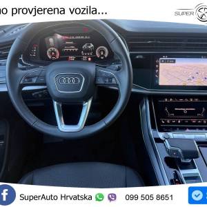 Audi Q8 50 TDI quattro Aut. S line 286 KS, PANO+ZRAČ+360+GR SJED+ACC+KEY+LANE