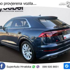 Audi Q8 50 TDI quattro Aut. S line 286 KS, PANO+ZRAČ+360+GR SJED+ACC+KEY+LANE