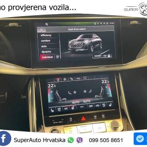 Audi Q8 50 TDI quattro Aut. S line 286, PANO+ZRAČ+360+GR SJED+ACC+KEY+LANE