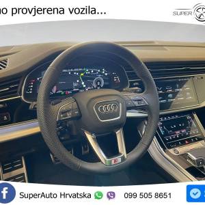 Audi Q8 50 TDI quattro Aut. S line 286, PANO+ZRAČ+360+GR SJED+ACC+KEY+LANE