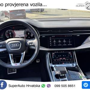 Audi Q8 50 TDI quattro tiptronic S line 286 KS, PANO+ZRAČ+360+GR SJED+ACC+LANE