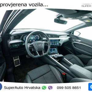 Audi Q8 e-tron 55 SB quattro 2x S line 408 KS, ZRAČNI+360+GR SJED+PANO+HEAD