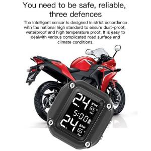 Bežični monitor pritiska guma za Motor ili bicikl