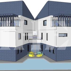 Biograd na moru, građevinsko zemljište 864 m2 s projektom