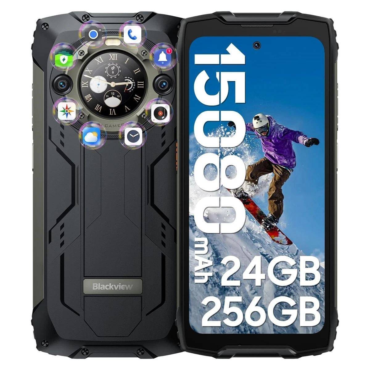 Blackview BV9300 Pro 24GB+256GB 15080mAh 32+64MP 120Hz