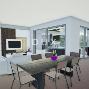CRIKVENICA, JADRANOVO - Zemljište s gotovim temeljima i projektom s predivnim pogledom na more, 703m2