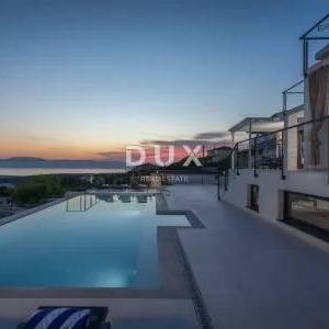 CRIKVENICA, ŠMRIKA - Luksuzna vila s bazenom i predivnim pogledom na more