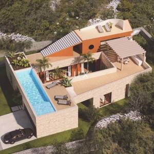 DALMACIJA, PRIMOŠTEN - Građevinsko zemljište s lokacijskom dozvolom + poljoprivredni dio