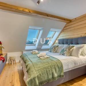 GORSKI KOTAR, FUŽINE - Planinski dom s wellnessom i pogledom na jezero, 180m2