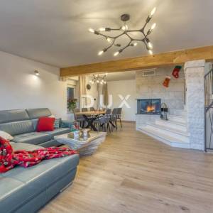 GORSKI KOTAR, FUŽINE - Planinski dom s wellnessom i pogledom na jezero, 180m2
