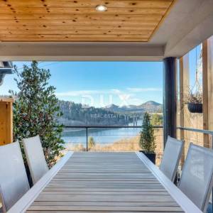 GORSKI KOTAR, FUŽINE - Planinski dom s wellnessom i pogledom na jezero, 180m2
