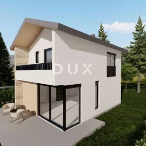 GORSKI KOTAR, SEVERIN NA KUPI - građevinsko zemljište 464 m2, započeta gradnja