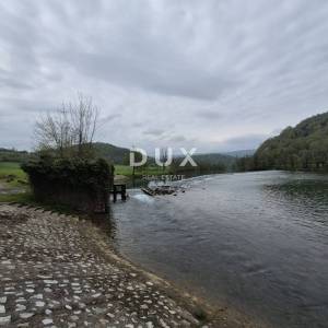 GORSKI KOTAR, SEVERIN NA KUPI - građevinsko zemljište 464 m2, započeta gradnja