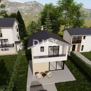 GORSKI KOTAR, VRBOVSKO, SEVERIN NA KUPI - Projekt 3 kuće, započeta gradnja, snižena cijena, prilika za investitore