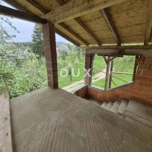 GORSKI KOTAR, VRBOVSKO, SEVERIN NA KUPI - Projekt 3 kuće, započeta gradnja, snižena cijena, prilika za investitore