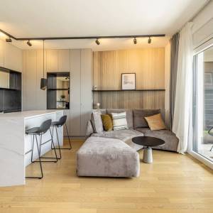 Grad Krk - moderan apartman s pogledom na more, 700 m od mora i centra