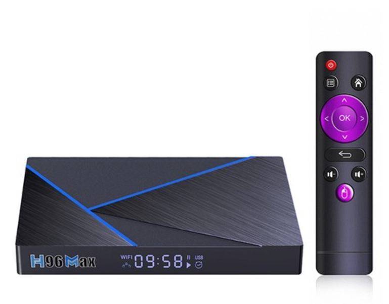 H96 Max V56 Android TV Box 8GB/64GB 8K - NOVO