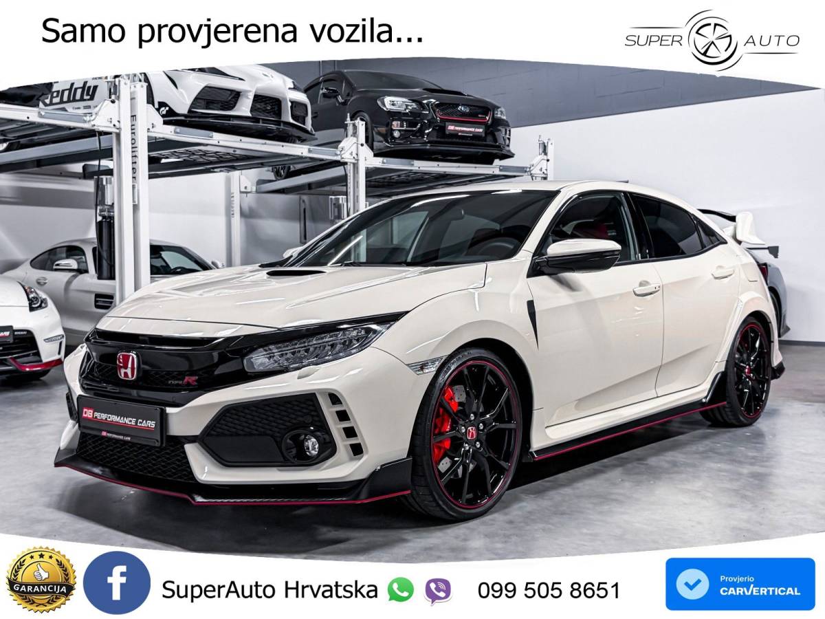 Honda Civic Type R 2.0 manual 320 KS, ACC+LED+KAM+ASIST