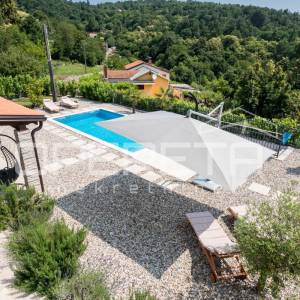 IČIĆI – Luksuzna vila s panoramskim pogledom na more, grijanim bazenom, spa zono