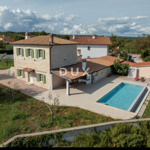 ISTRA, BARBAN- Autentična istarska kamena vila s bazenom, na prostranom zemljištu!
