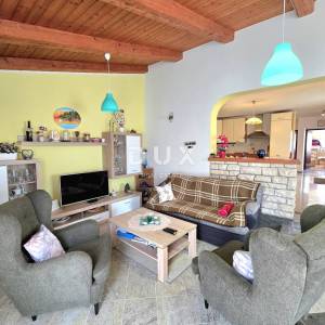 ISTRA, GALIŽANA – Apartmanska vila s maslinikom, krovnom terasom i panoramskim pogledom na more i Brijune