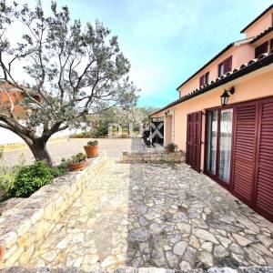 ISTRA, GALIŽANA – Apartmanska vila s maslinikom, krovnom terasom i panoramskim pogledom na more i Brijune